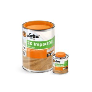 LOBA 2K ImpactOil Transparente, aceite profesional para pisos de madera.