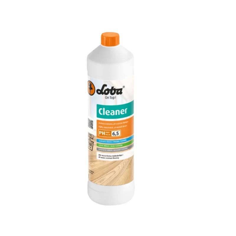 LOBA Cleaner | Limpiador concentrado para pisos | 1 L LOBA Cleaner, limpiador concentrado de pH neutro para la limpieza y mantención de pisos de madera, parquet, corcho, linóleo, PVC y piedra.