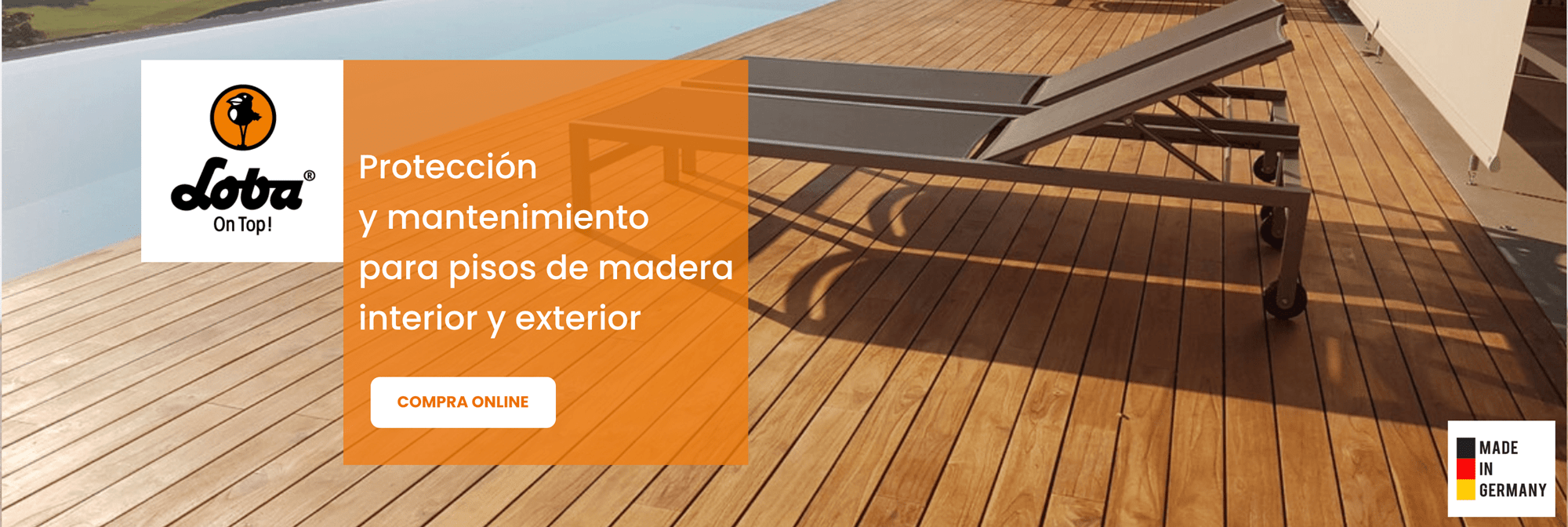 Protección y mantenimiento para pisos de madera interior y exterior