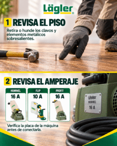 Recomendaciones 1 y 2 para utilizar máquinas LÄGLER