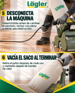 Recomendaciones 5 y 6 para utilizar máquinas LÄGLER